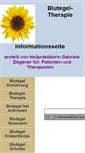 Mobile Screenshot of blutegel-pro.de
