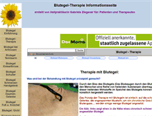 Tablet Screenshot of blutegel-pro.de